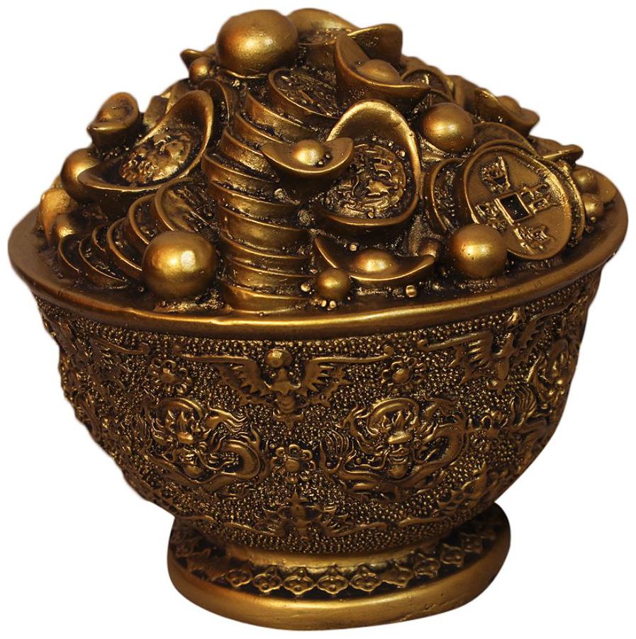 

Red Ballons Fengshui Bowl of Wealth for Wealth (10 cm X 10 cm X 10 cm)