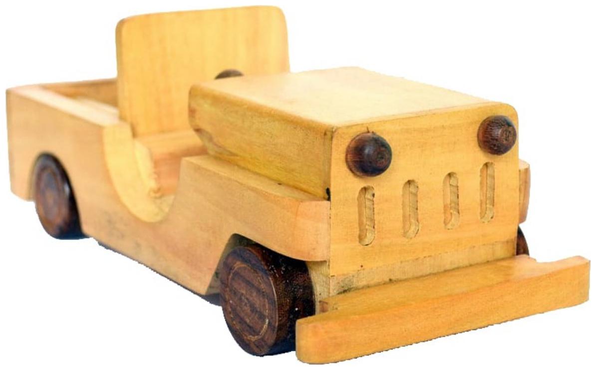 

Red Ballons Wooden Jeep