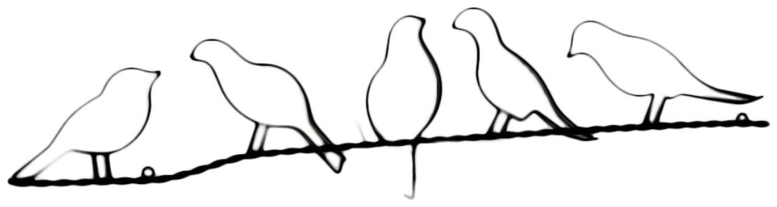 

Red Ballons Bird Designer Metal Wall Hook