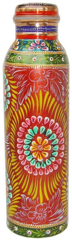 

Rastogi Handicrafts Copper Brown Water Bottle ( 900 ml Set of 1 )