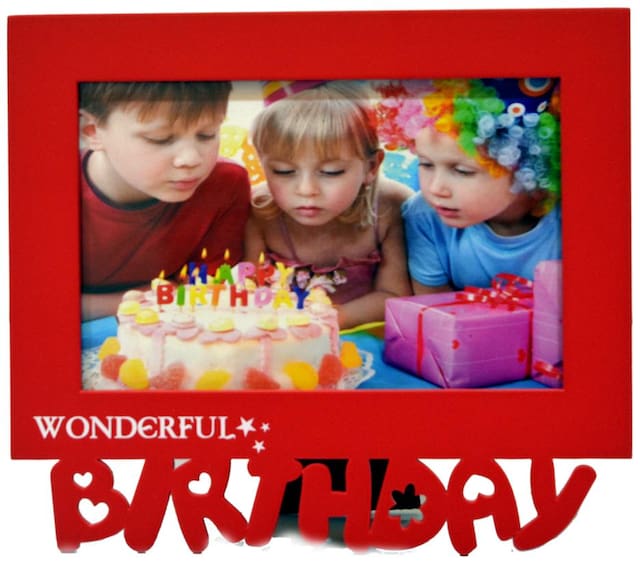 Red Moments Wood Red Single frame ( Set of 1 )