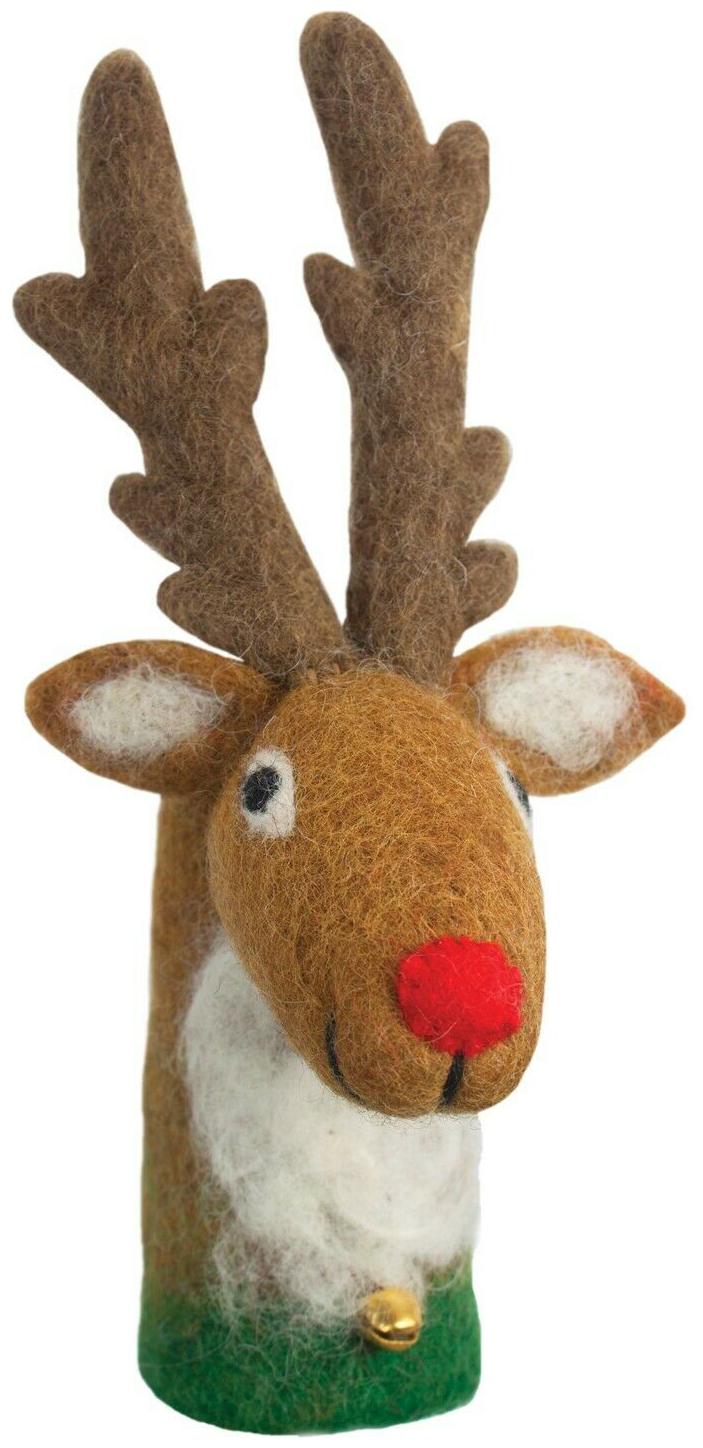 

Reindeer Bottle Topper - Wild Woolies