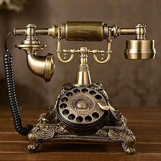 Buy Retro Phone Telephone Vintage Corded Home Decor Antique Desk Style Rotary Dial Online At Low Prices In India Paytmmall Com
