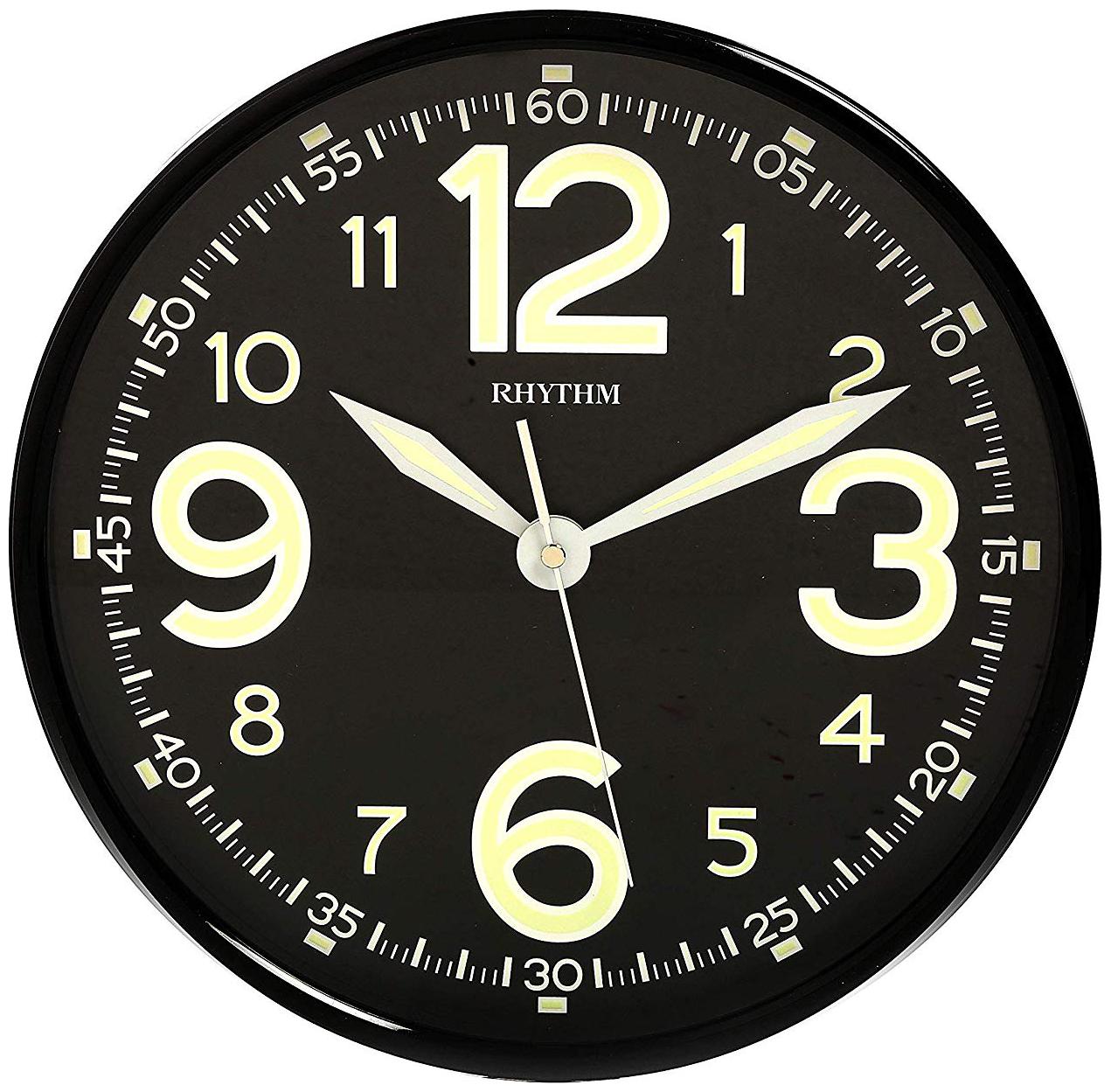 

Rhythm Plastic Analog Wall clock ( Set of 1 )