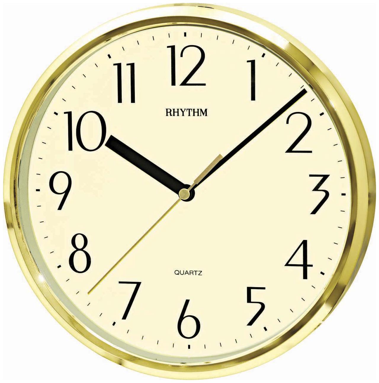 

Rhythm Plastic Analog Wall clock ( Set of 1 )