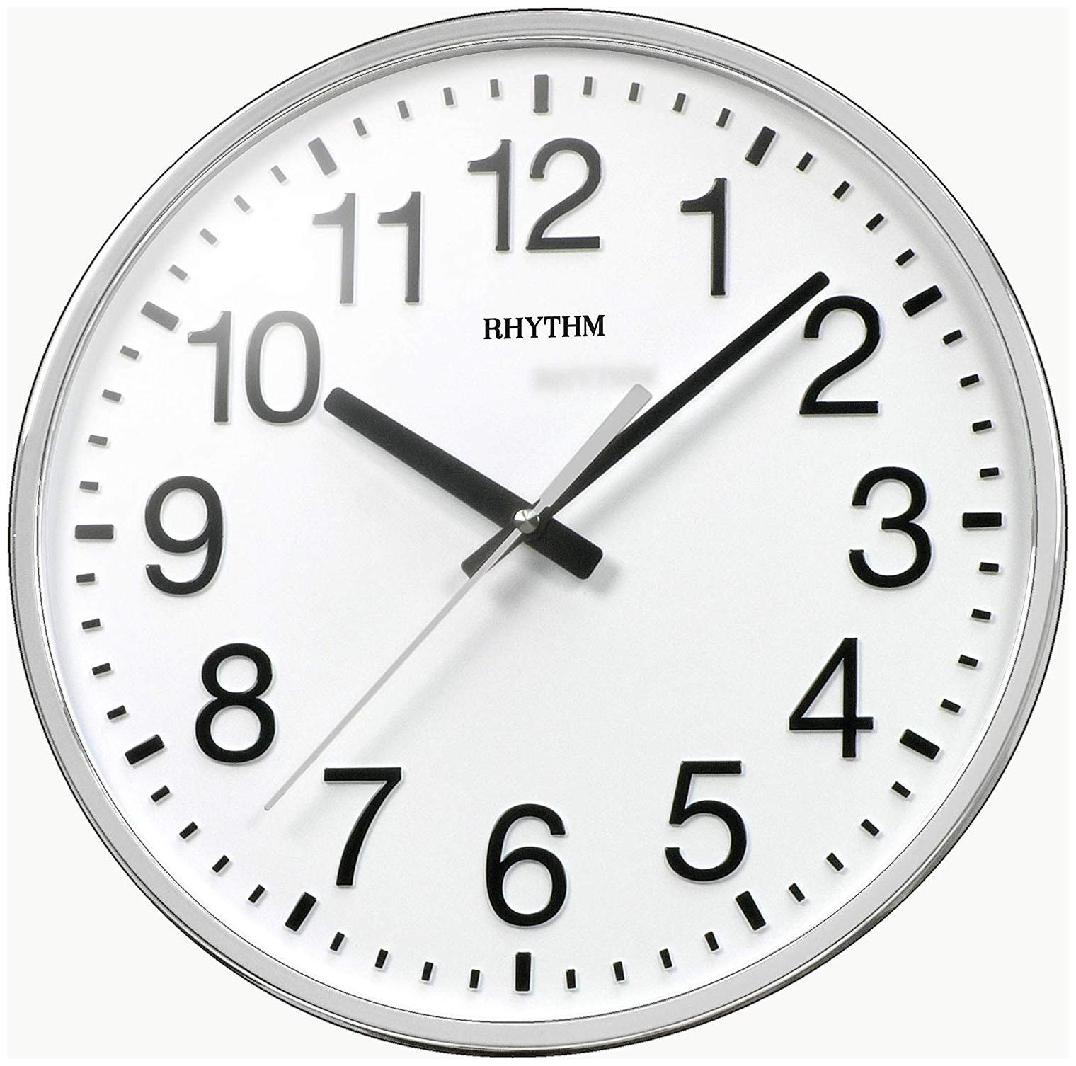 

Rhythm Plastic Analog Wall clock ( Set of 1 )