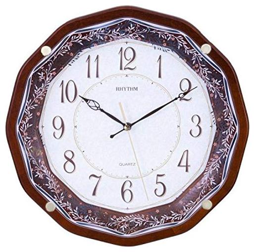

Rhythm Plastic Analog Wall clock ( Set of 1 )