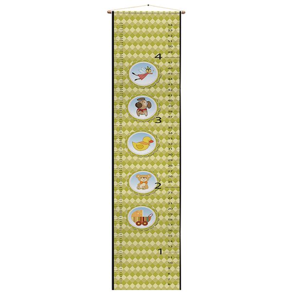 

Right Concepts Advt Polyester Height Growth Chart Wall Hanger for Kids Room (Multicolor 12 X 54 Inches)