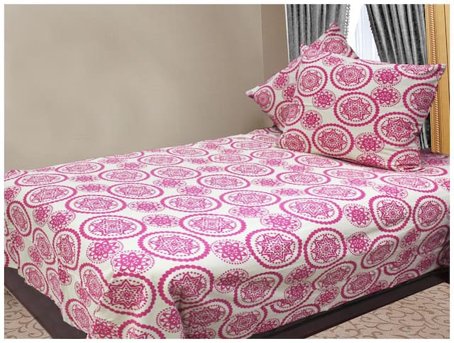 Riley Single Bedsheet with 2 Square Pillows
