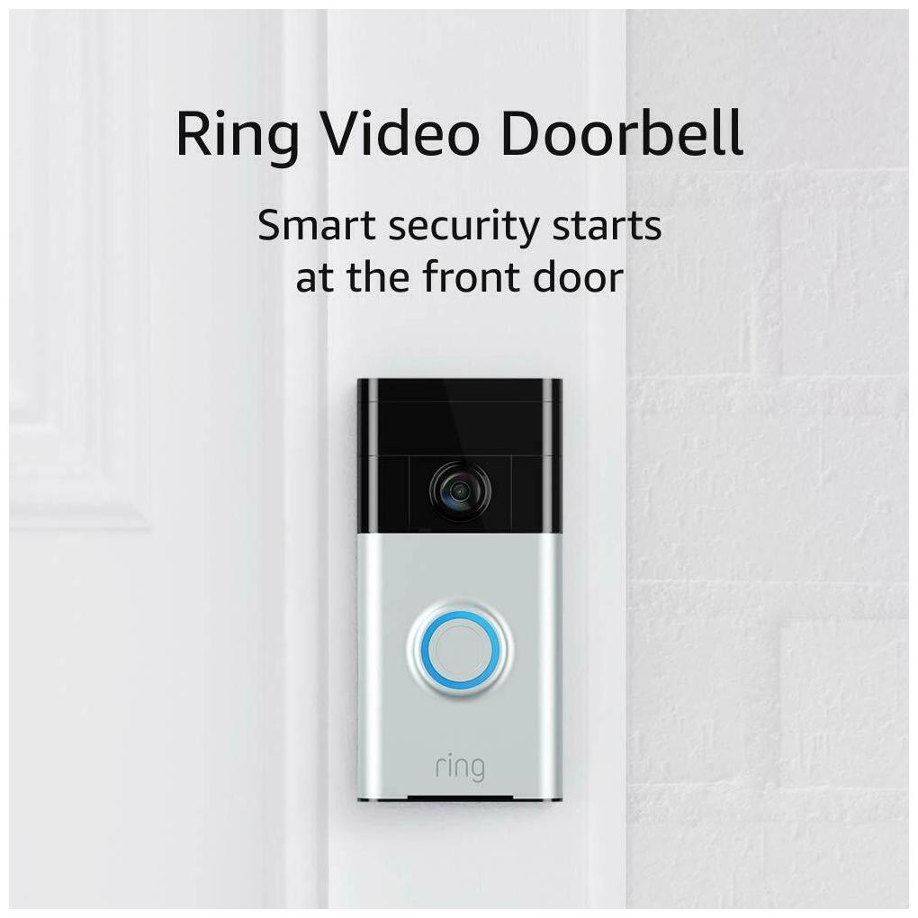 

Ring Video Doorbell (1st Gen) HD Video Motion Activated Alerts Easy