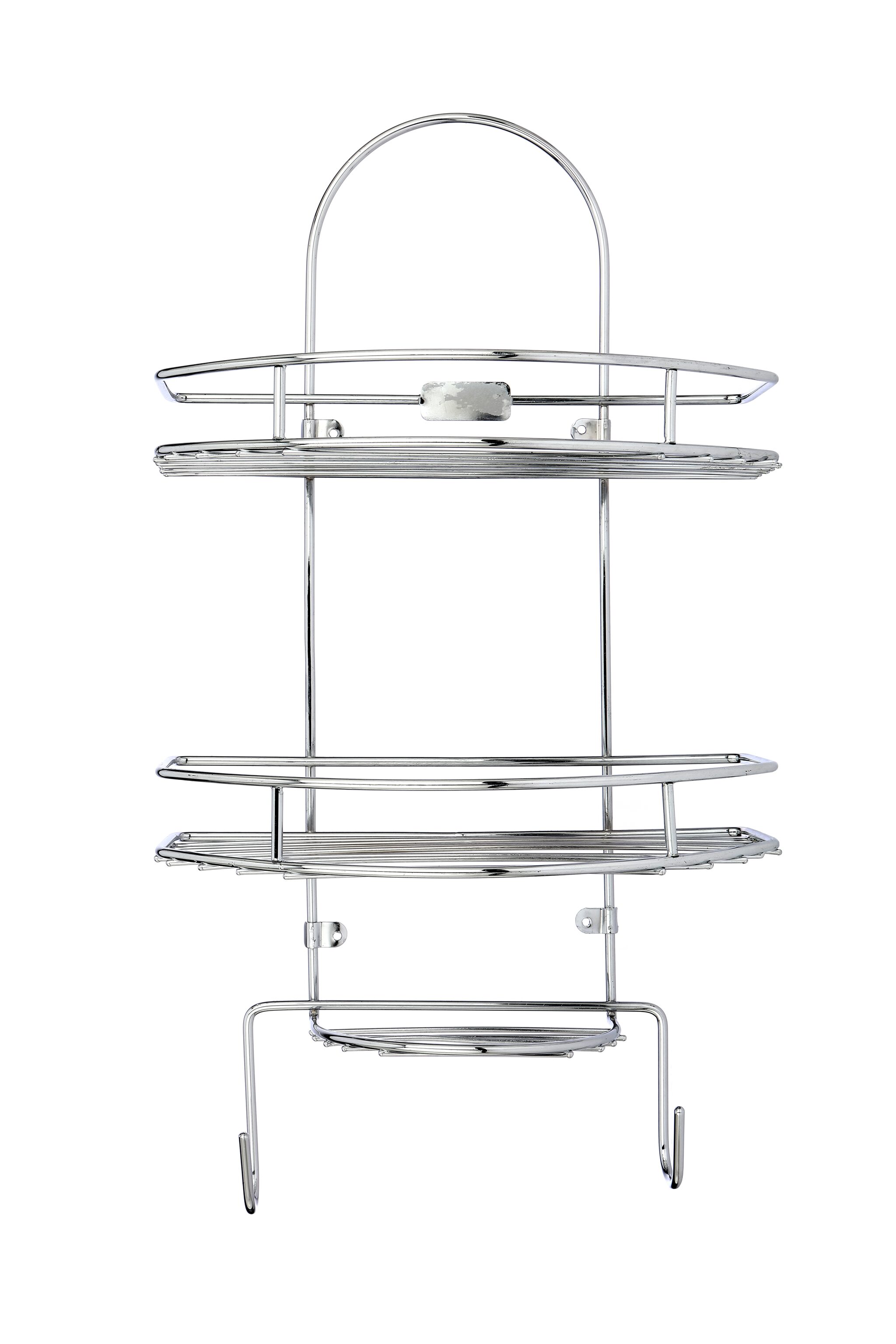 

Rishan Lifestyle Wall Mounted Stainless Steel Bathroom Kitchen Storage Shelf Organizer Small