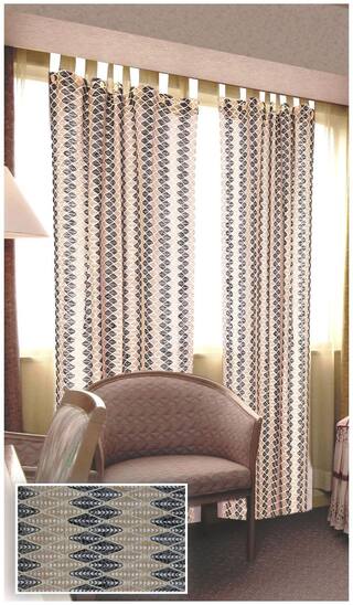 Buy Rite Clique Living Room Partition Curtains Set Of 2 Jute