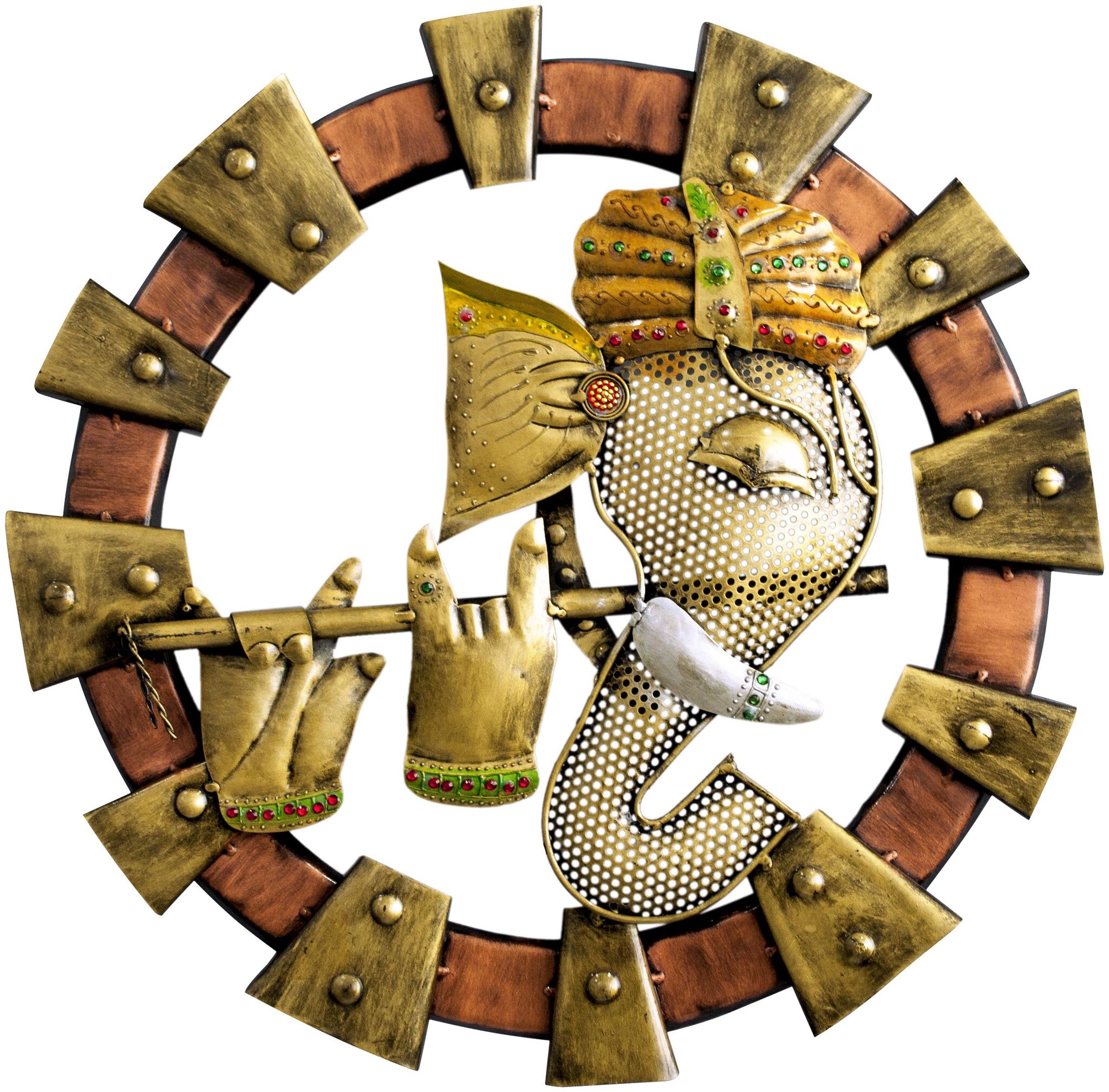

Ritwika S Iron Ganesha Wall Hanging