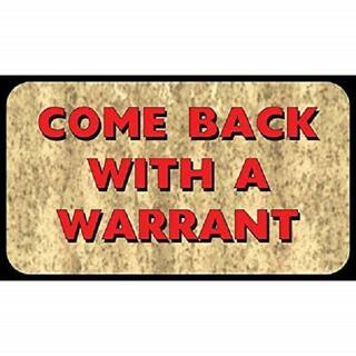 Buy Rivers Edge Welcome Door Mat Come Back With Warrant Home