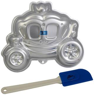 Rolex Aluminium Cake Mould Pans  Princess Carriage + Small Spatulla