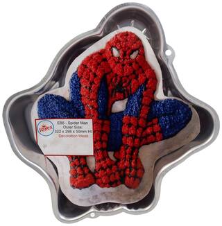 Rolex Aluminium Cake Mould Pans SpiderMan Big 1.5 - 2 kg. Cake