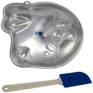Rolex Aluminium Cake Mould Pans Angry Bird + Small Spatulla 1 kg. Cake
