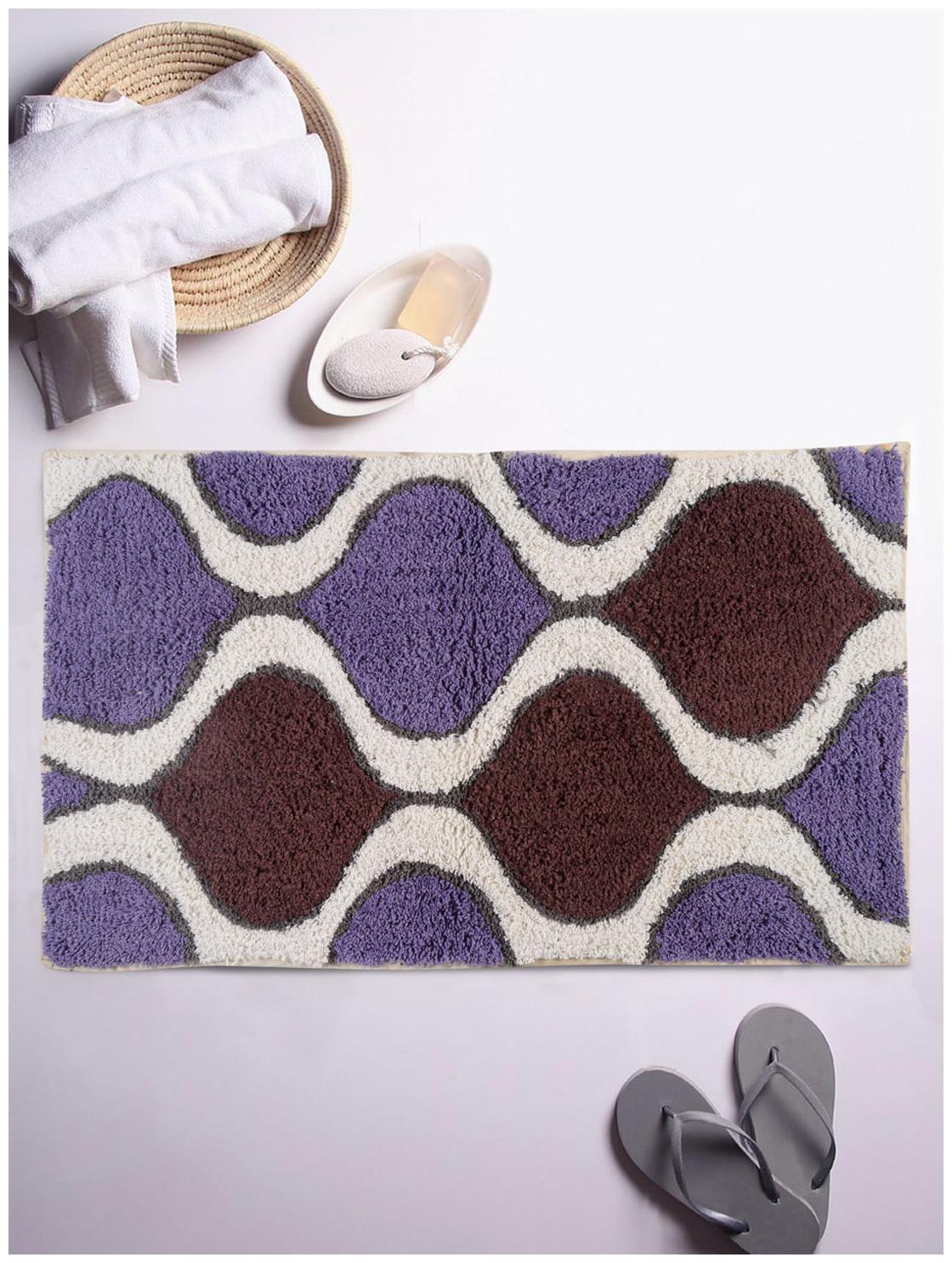 

Romee Blue Cotton Bath Mat 50 cm (20 inch) x 80 cm (32 inch) Set of 1