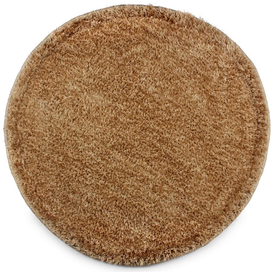

Romee Round Shape Polyester Door Mats (Beige) - Pack Of 1