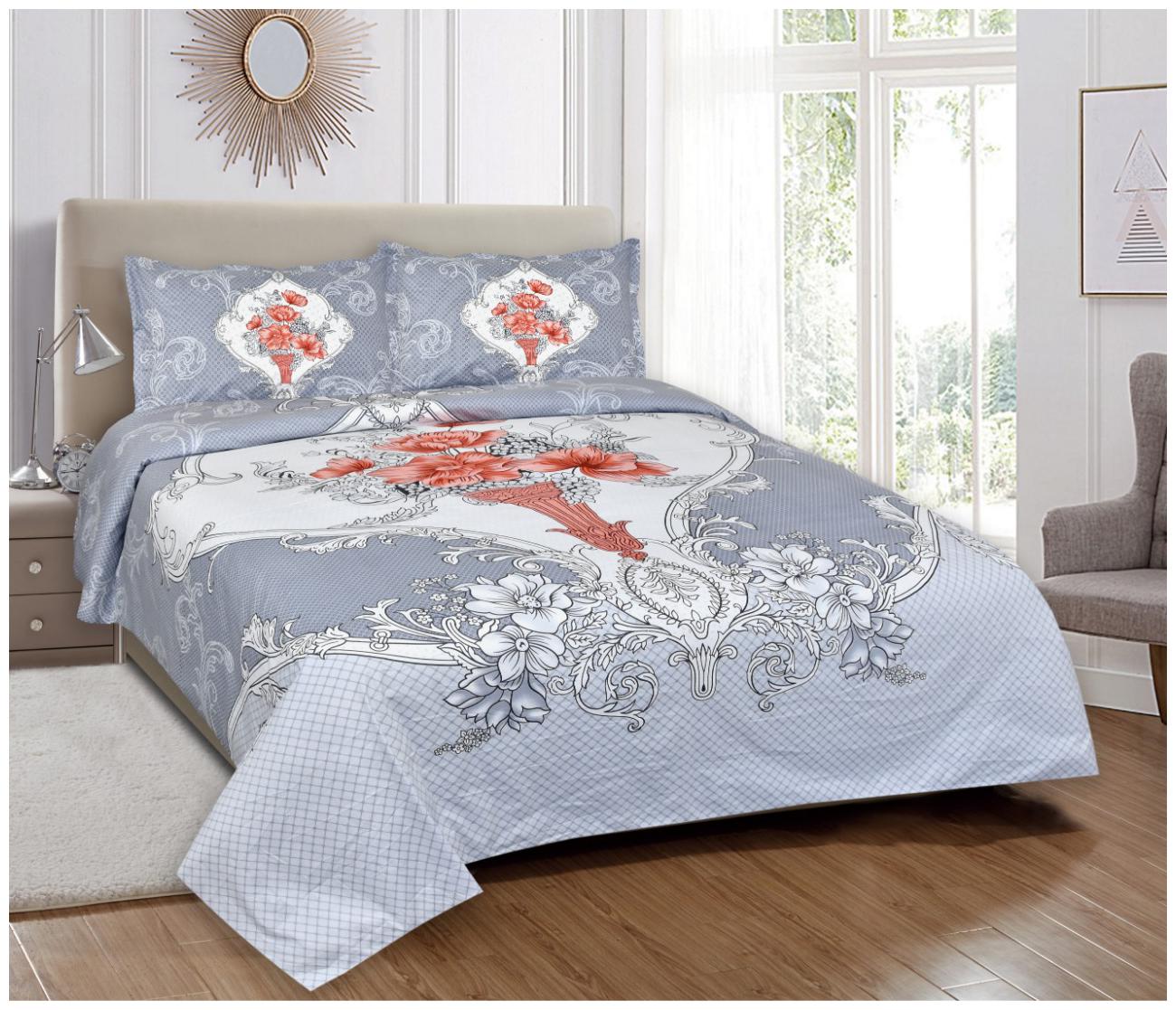 

Morado Cotton Floral Double Size Bedsheet 144 TC ( 1 Bedsheet With 2 Pillow Covers Multi )