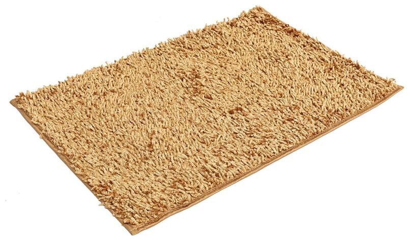 

Ronakcreation Soft Velvet Anti Slip Floor Door Mat in Home Kitchen Office Entrance Mat (Golden 24 X 16 inch)