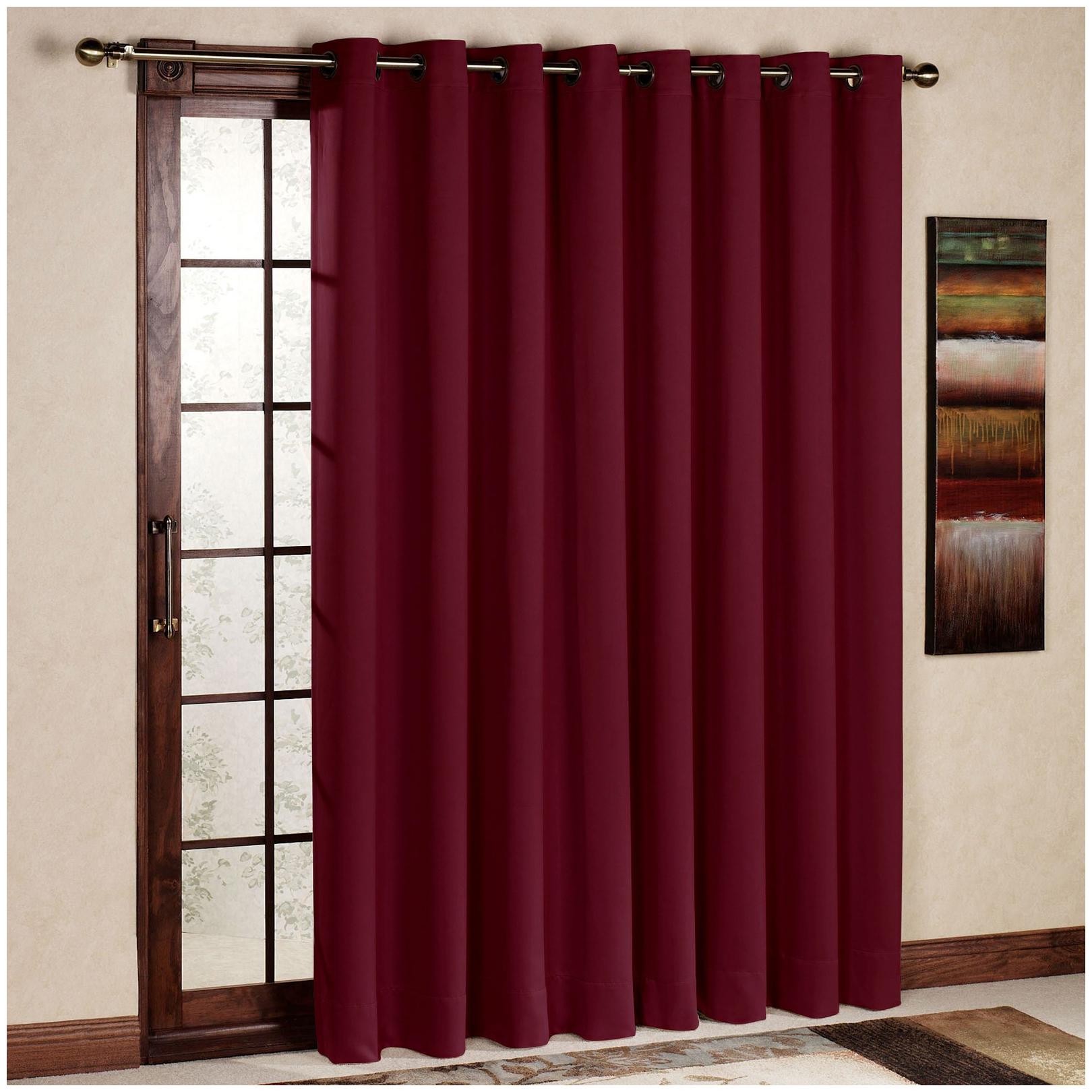 

Rose Home Fashion RHF Wide Thermal Blackout Patio Door Curtain Panel Sliding by