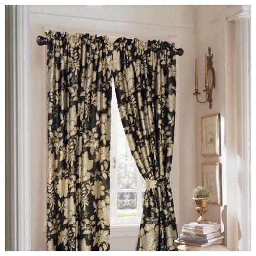 

Rose Tree Bryant Park Lined Pole Top Window Panels (2)
