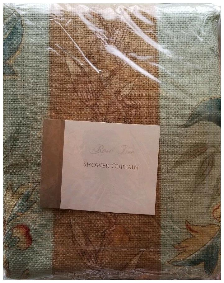 

Rose Tree Ceylon Shower Curtain NIP