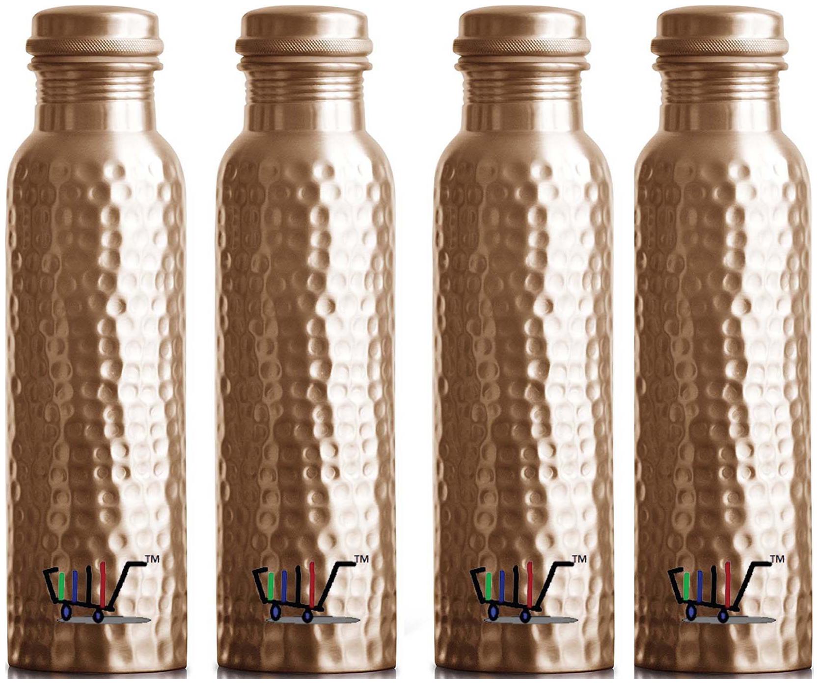 

ROYAL MERCHANT Copper Brown Water Bottle ( 1000 ml Set of 1 )