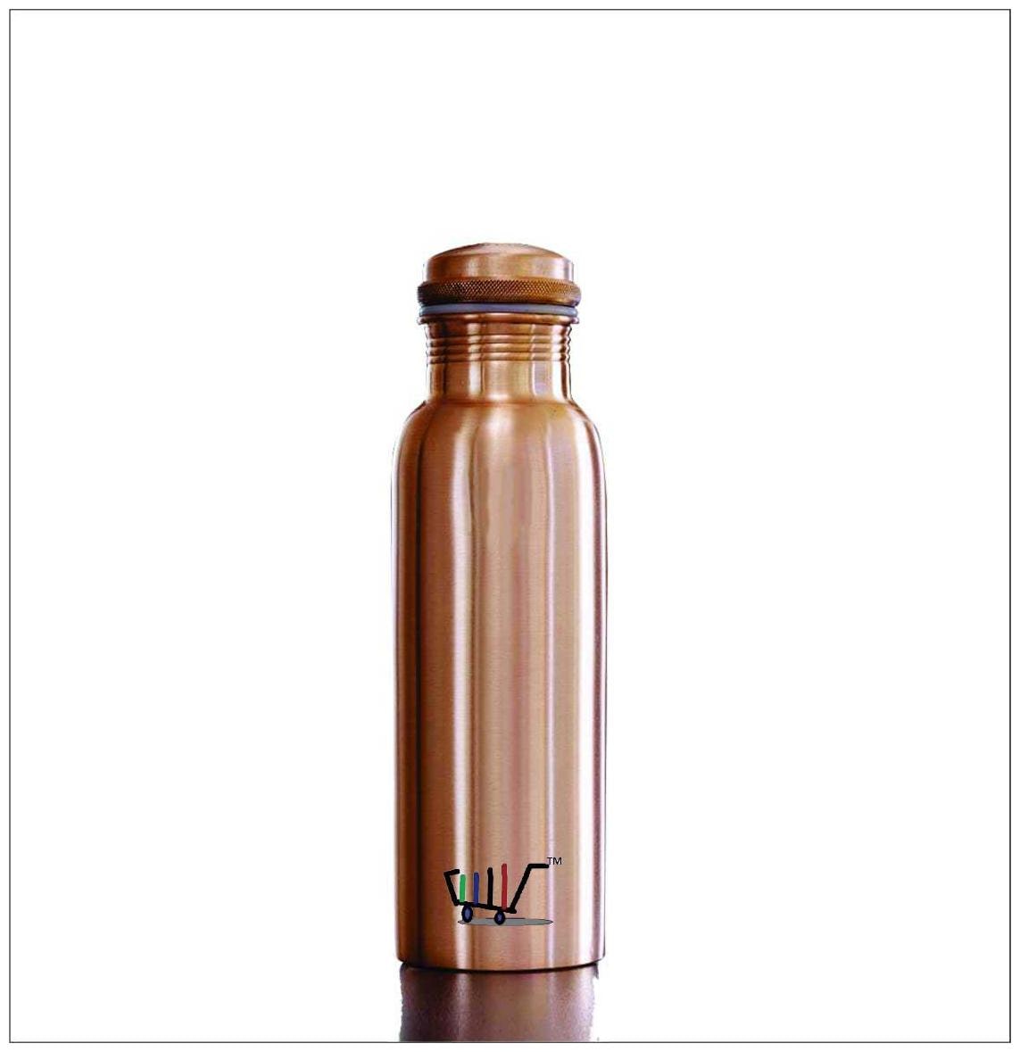 

ROYAL MERCHANT Copper Brown Water Bottle ( 1000 ml Set of 1 )