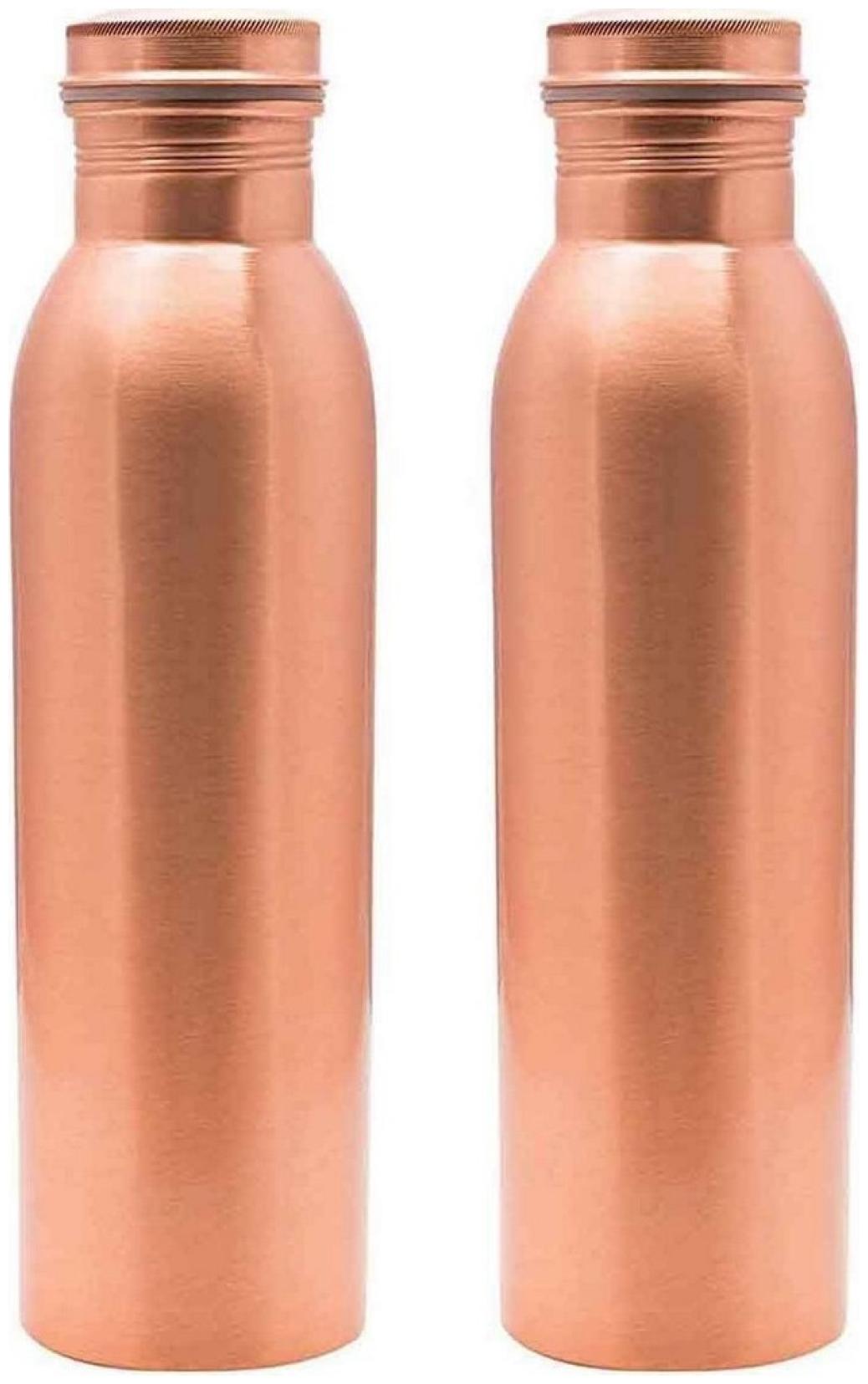 

ROYAL MERCHANT Copper Brown Water Bottle ( 1000 ml Set of 1 )