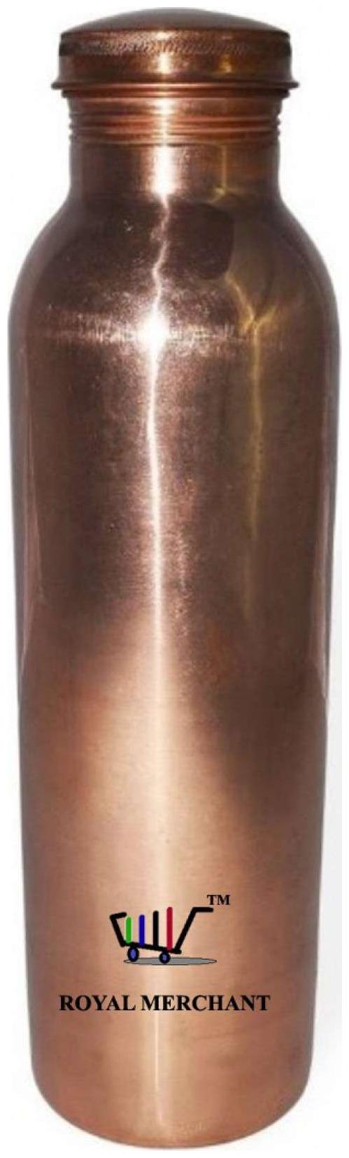 

ROYAL MERCHANT Copper Brown Water Bottle ( 900 ml Set of 1 )