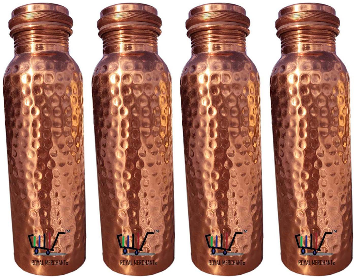 

ROYAL MERCHANT Copper Brown Water Bottle ( 1000 ml Set of 1 )