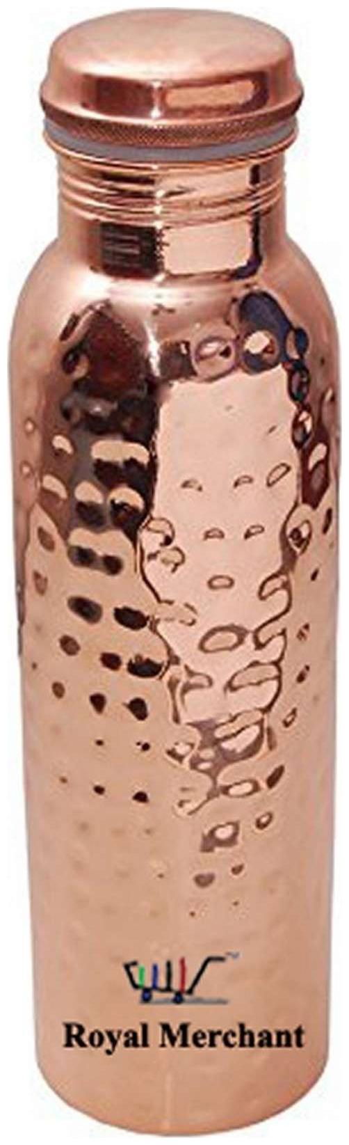 

ROYAL MERCHANT Copper Brown Water Bottle ( 1000 ml Set of 1 )