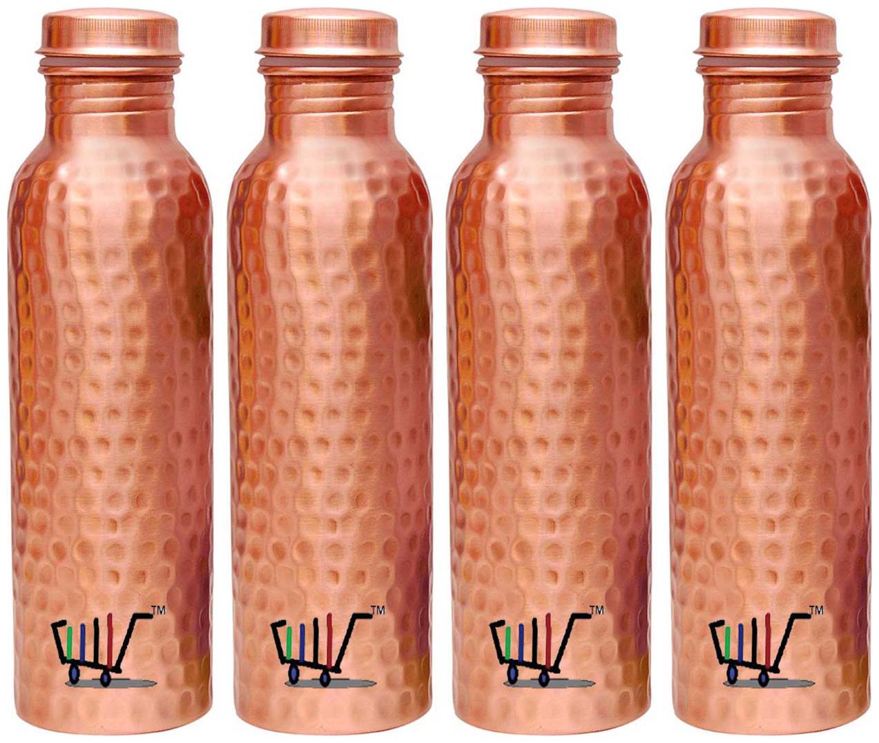 

ROYAL MERCHANT Copper Brown Water Bottle ( 1000 ml Set of 1 )