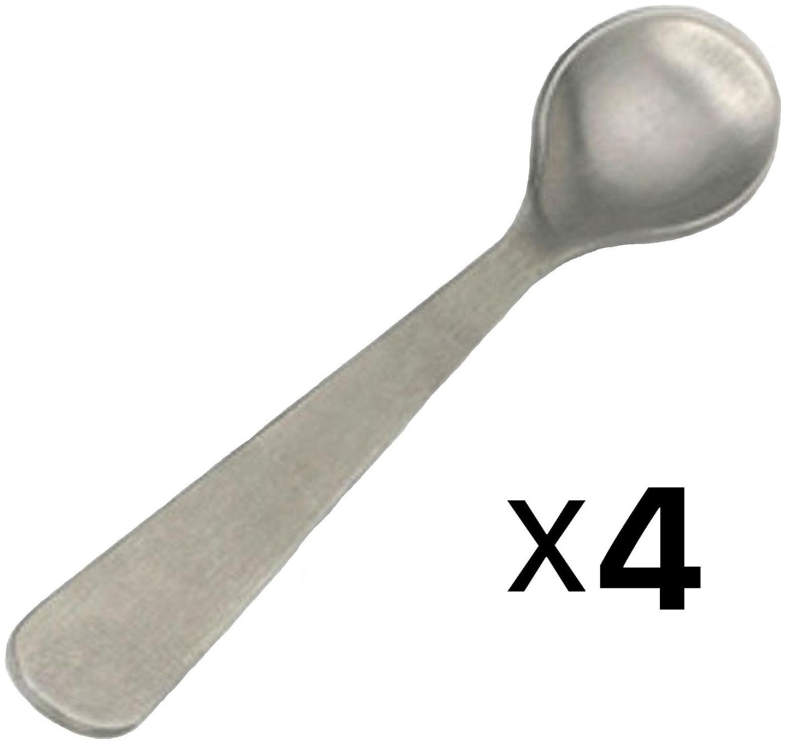 

RSVP Replacement Salt Spoon ALTN Salt Server Cellar Stainless Steel (4-Pack)