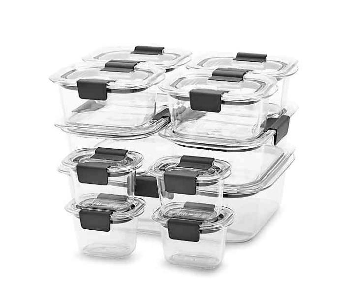

Rubbermaid Brilliance 22-piece Food Storage Container Set