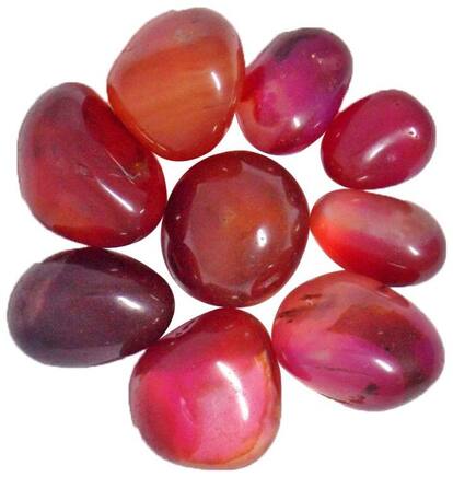Prisha Ruby Onyx Decorative Stones for Home Decor, Outdoor, vase Fillers, Aquarium,Table Decoration, Multipurpose (1 kg)