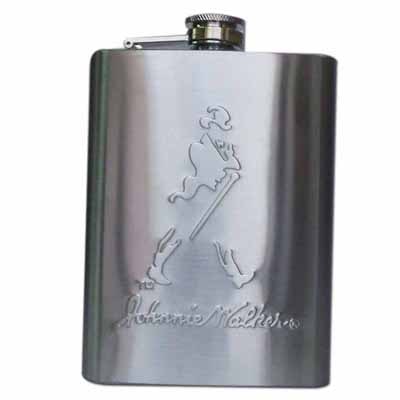 

Rudham Johnnie Walker Stainless Steel Hip Flask (200 ml)