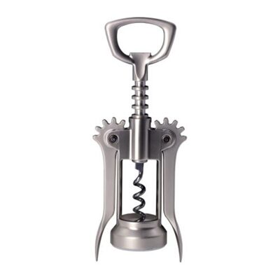 

Rudham Silver Corkscrew Stainless Steel Wine Bottle Opener