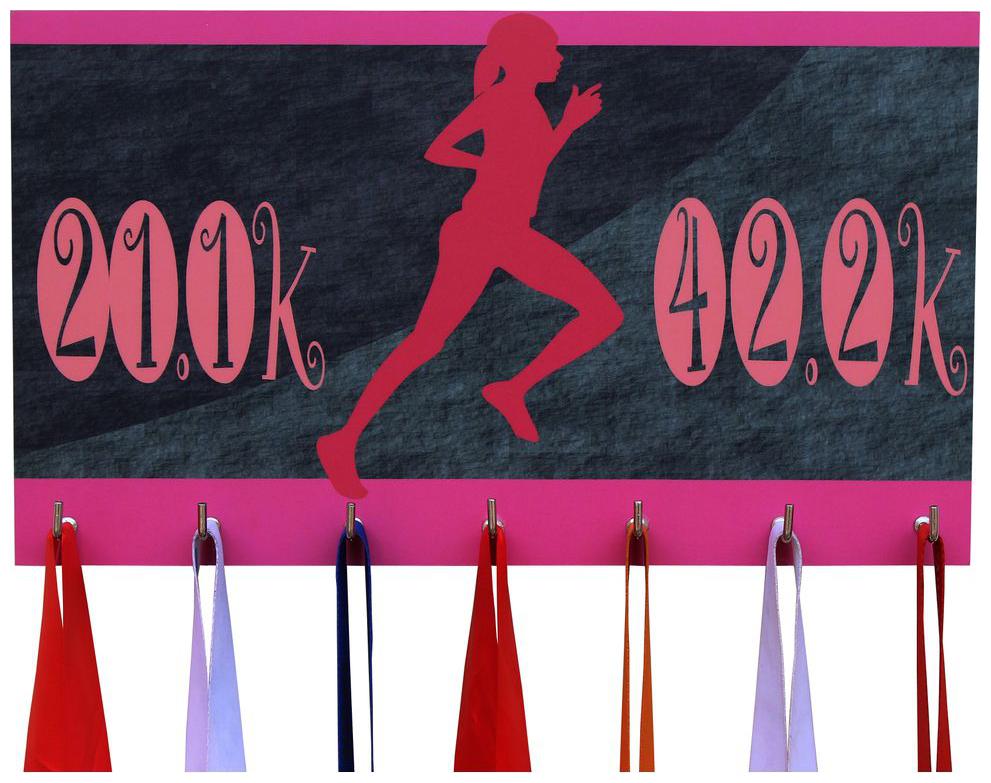 

RUNWYND 21k 42k Women Medal Collection Hanger