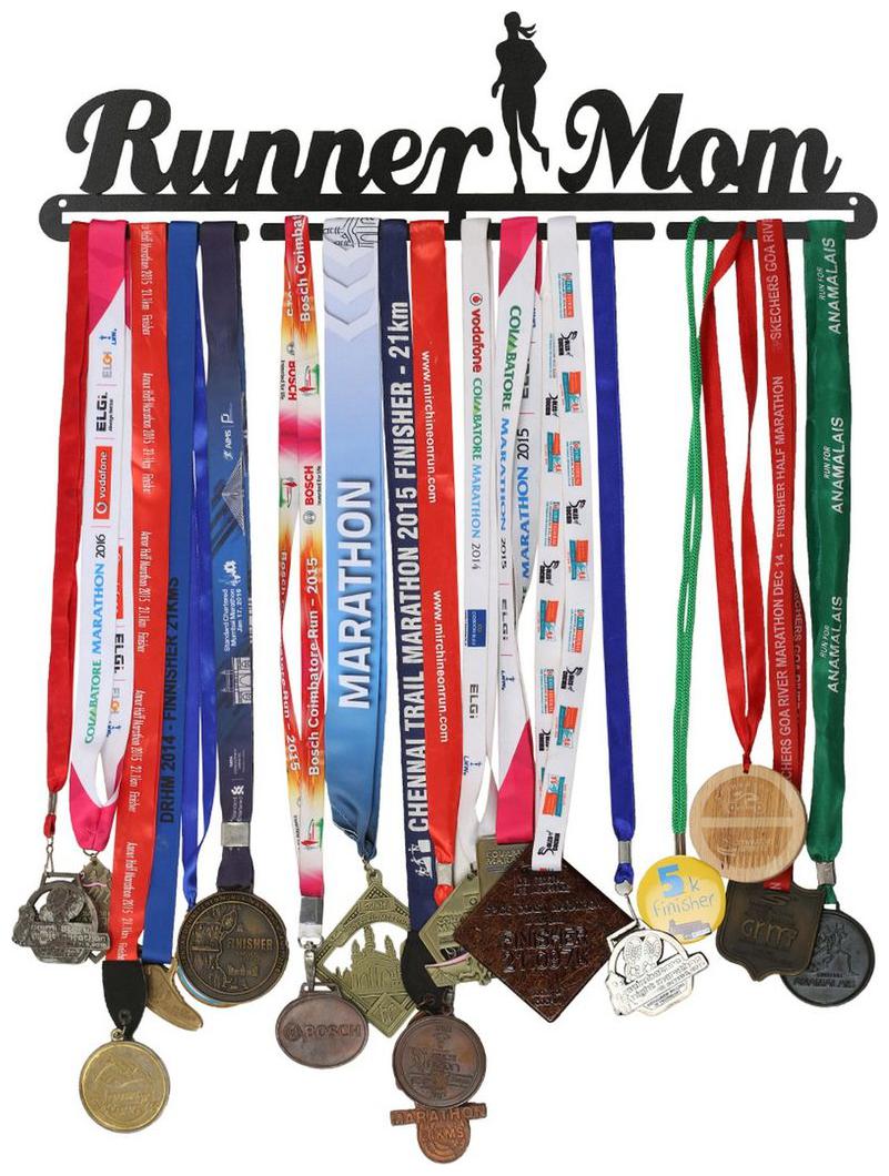 

RUNWYND Runner Mom Medal Hanger - Black