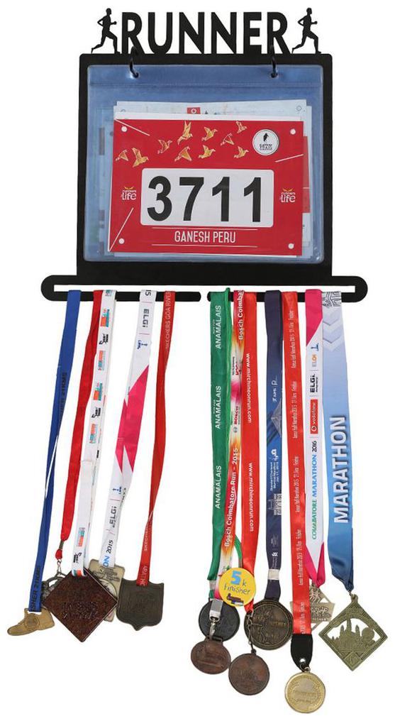 

RUNWYND Runner All in One Medal Hanger Bib Display Unit