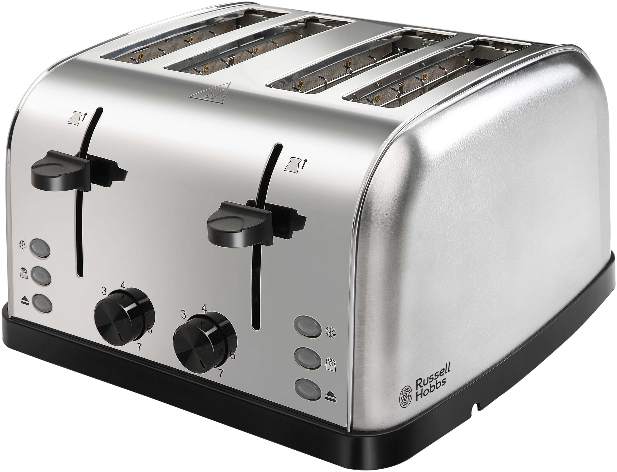 

Russell Hobbs 18790 4 Slices 1500 W Pop-Up Toaster - Silver