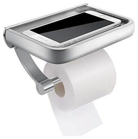 

Rust Resistant Toilet Paper Holder Shelfs Mobile Phone Shelf Heavy Duty Design