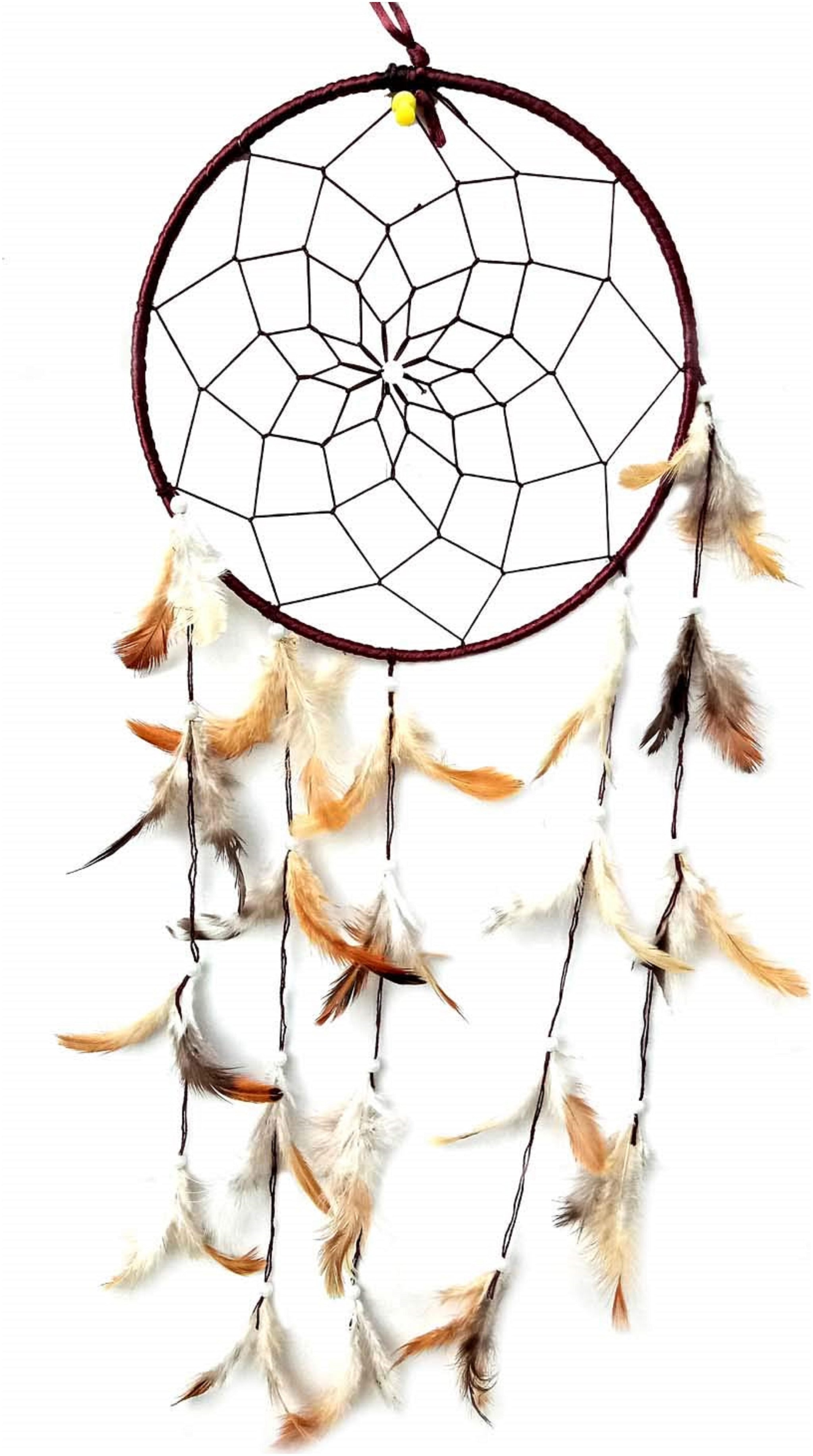 

Ryme 6 inch Brown Color Dream Catcher Wall Hanging for Home Office