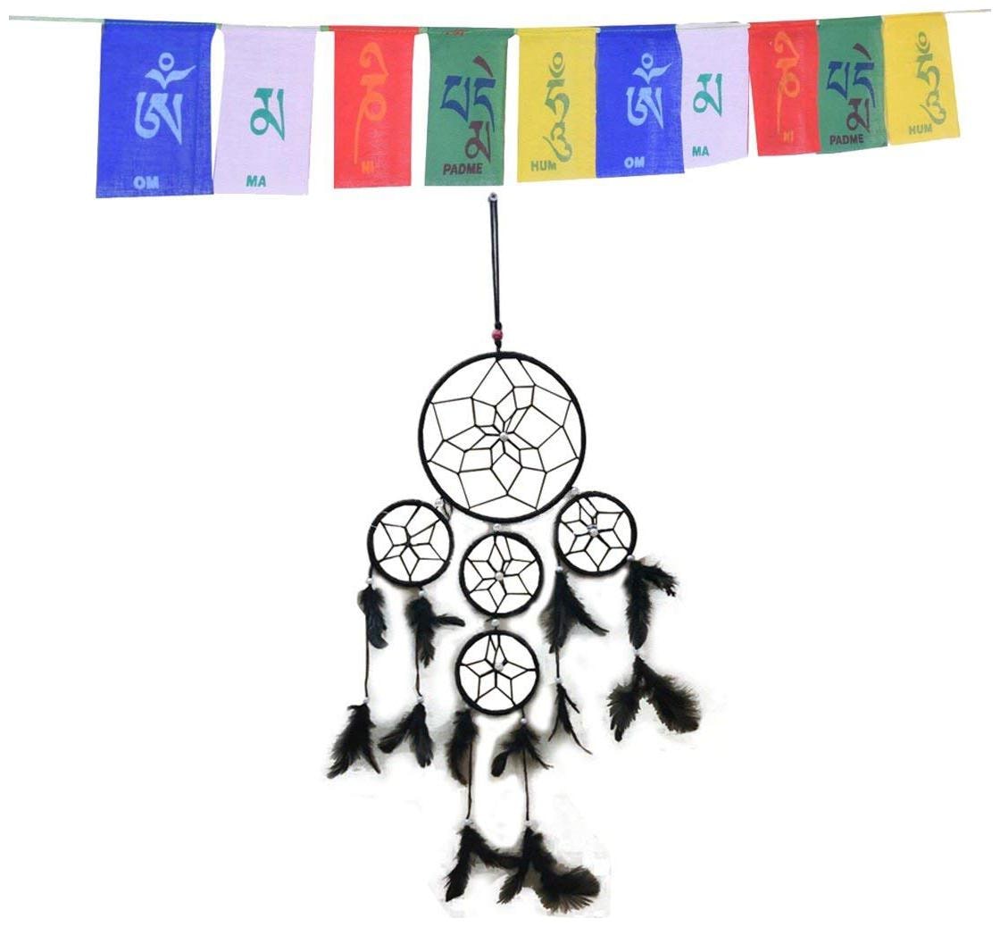 

Ryme Combo Black Ring Dream Catcher with Flag Combo