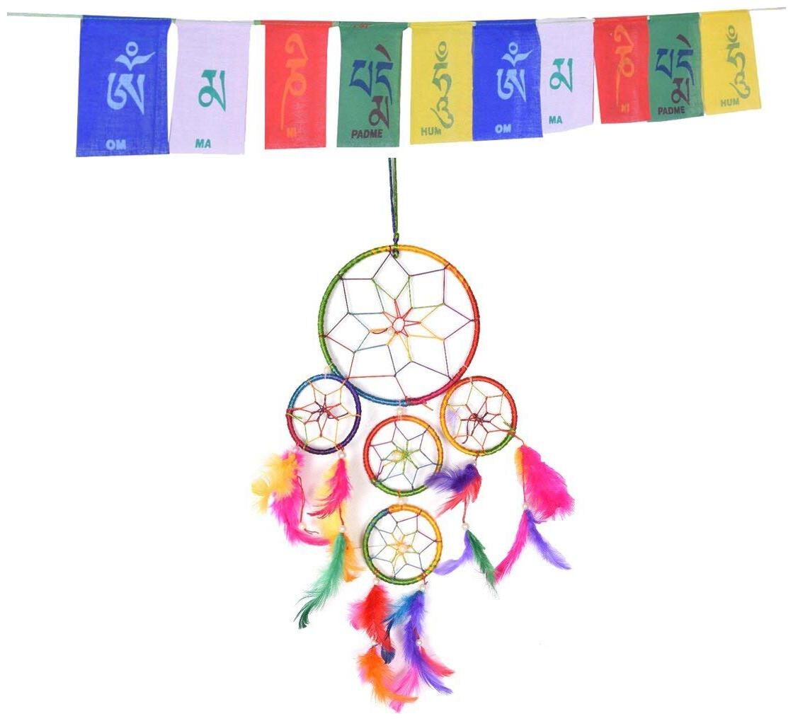 

Ryme Combo Ring Dream Catcher with Flag Combo