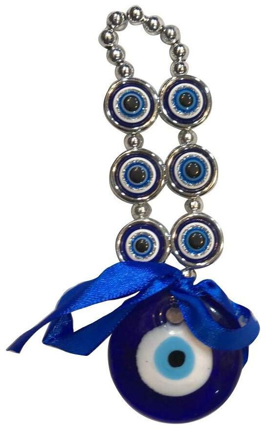 

Ryme Feng Shui Turkish 6 Evil Eye Hanging for Car Home Door