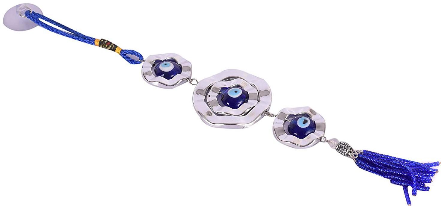 

Ryme Feng Shui Showpiece Triple Eye Evil Eye Protection